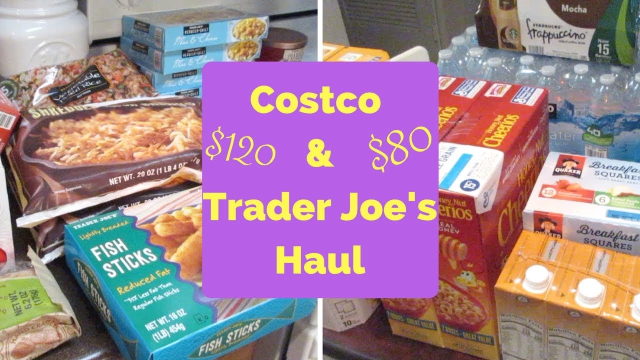Costco & Trader Joe's Haul April YouTube
