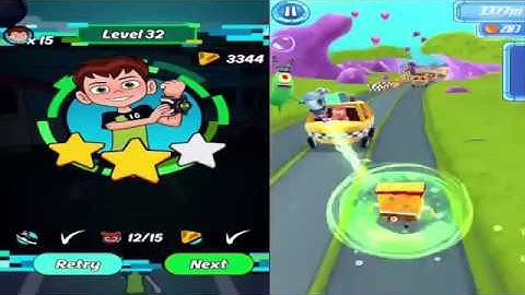 Ben 10 Up To Speed Vs Spongebob On The Run Epic High Score Run Compilation