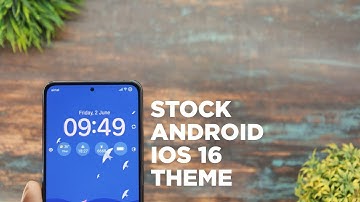 Stock Android + iOS 16 Theme For Miui 13/Miui 14 Theme | New System Ui,Control Centre & Lockscreen