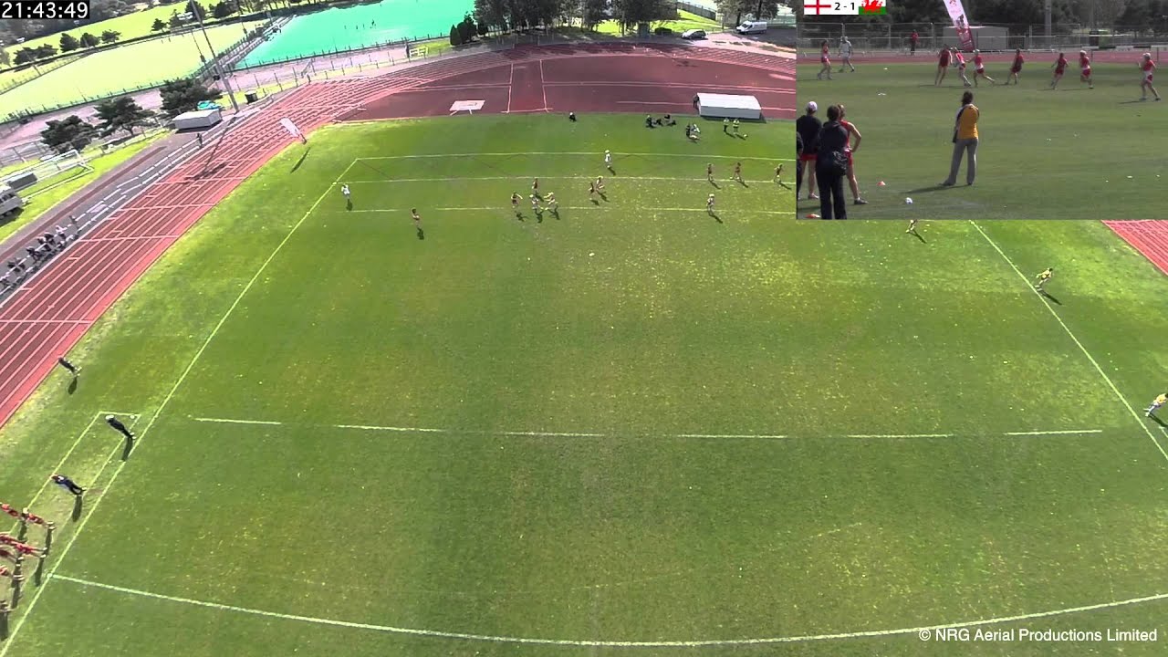 ETC European Touch Championships 2014   England vs Wales - Womens Open Final WO   Derek the Drone