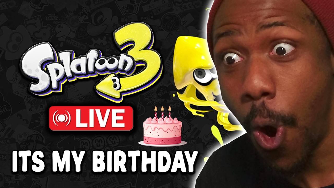 SPLATOON 3 ON MY BIRTHDAY (Viewer Ranked) | 🔴LIVE