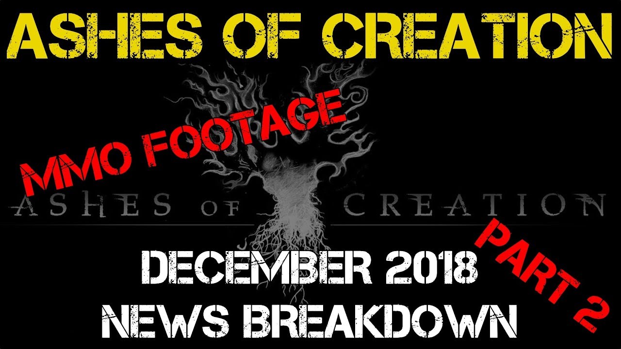 Ashes of Creation - December News Breakdown Part 2 - MMORPG Updates! gaming logo