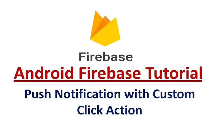 Open a link  by clicking the firebase push notification.