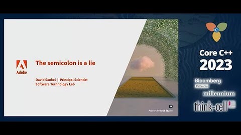 David Sankel :: The Semicolon is a Lie