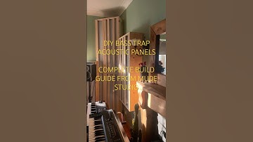 DIY Bass Trap Acoustic Panels - Complete Build Guide (FREE) Mude Studio #diyaudio #acousticpanel