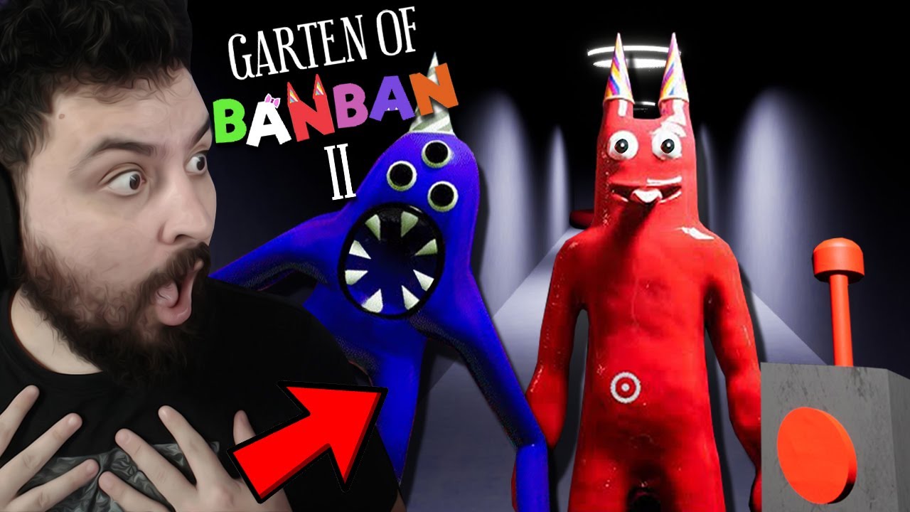 Personagem Garden Of Ban Ban Red Vermelho Jardim Infância