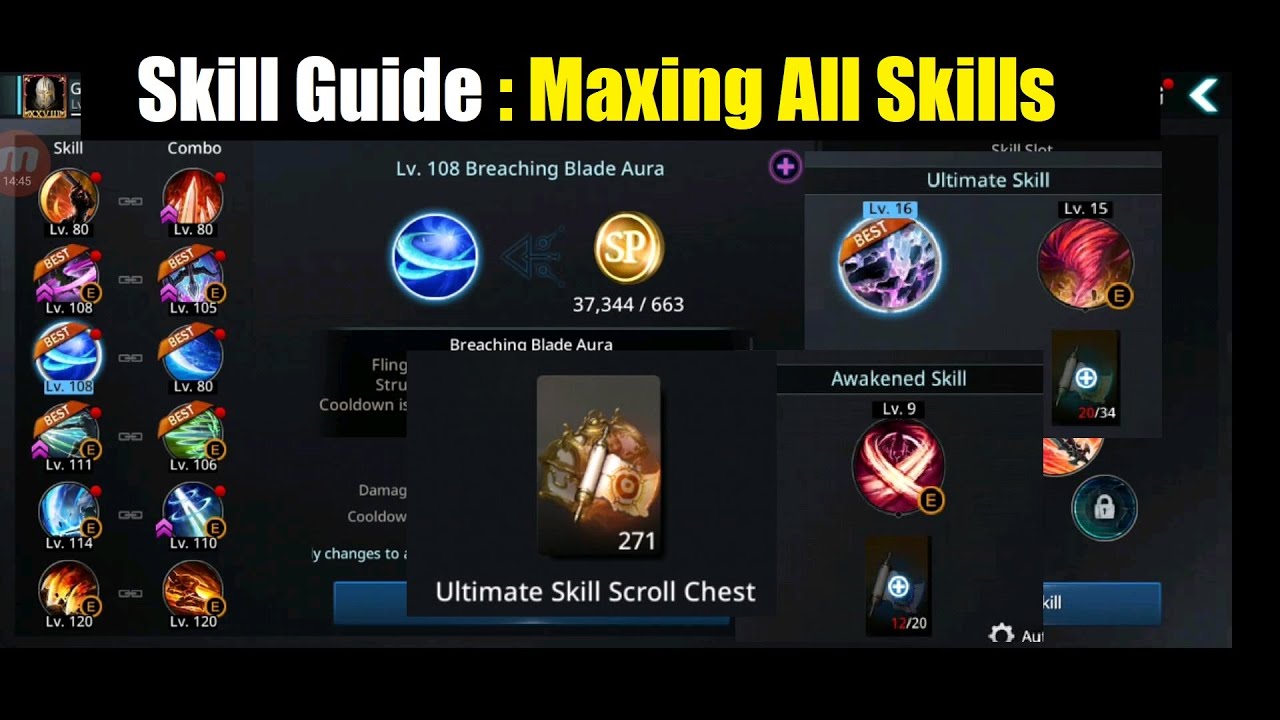 Darkness Rises Maxing Normal, Ultimate & Awakened Skills Guide