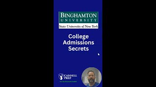 How to get accepted into SUNY Binghamton