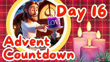 🌟 Advent Countdown – Day 16: Jesus, the Lamb of God 🌟Cartoon Bible Song and Devotion