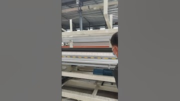 Automatic toilet tissue paper roll rewinding machine #shorts