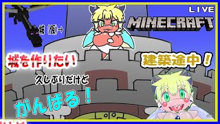 【LIVE】雑談配信…！？マインクラフトで城を作る！【予定12月04日(火)21分ごろまで】【VTuber　アクセル君のゲーム配信】