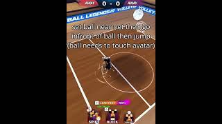 backblock spike tut #roblox #vbl #volleyballlegends #volleyball