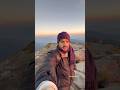Tungnath and Chandrashila trekking for beautiful sunset #sunset #chandrashila #tungnath #mandir
