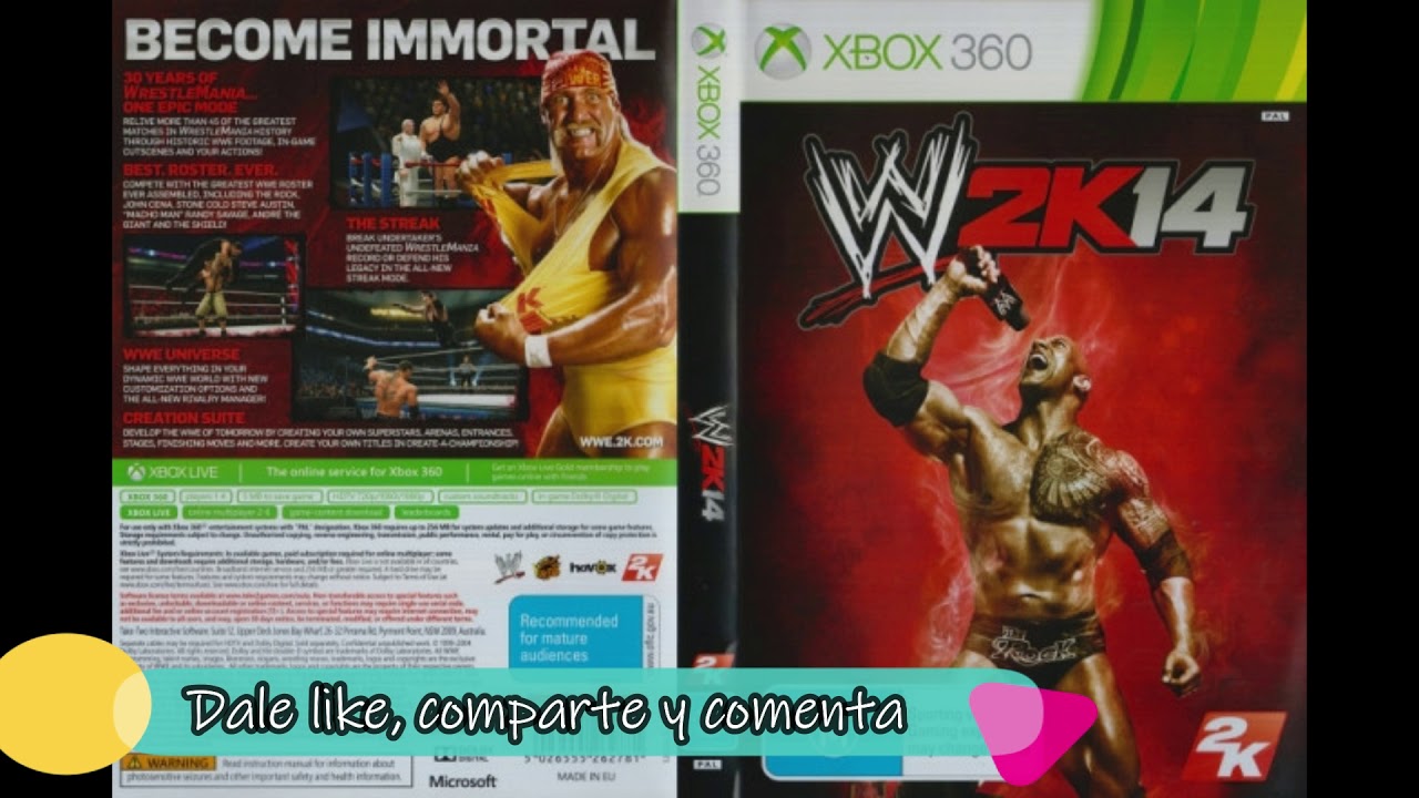 Pack juegos WWE 12, 13 ,14 #1 XBOX 360 RGH (DESCARGAR ...