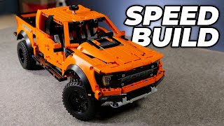 LEGO F-150 Raptor Set Builds Itself! Stop Motion Speed Building 42126