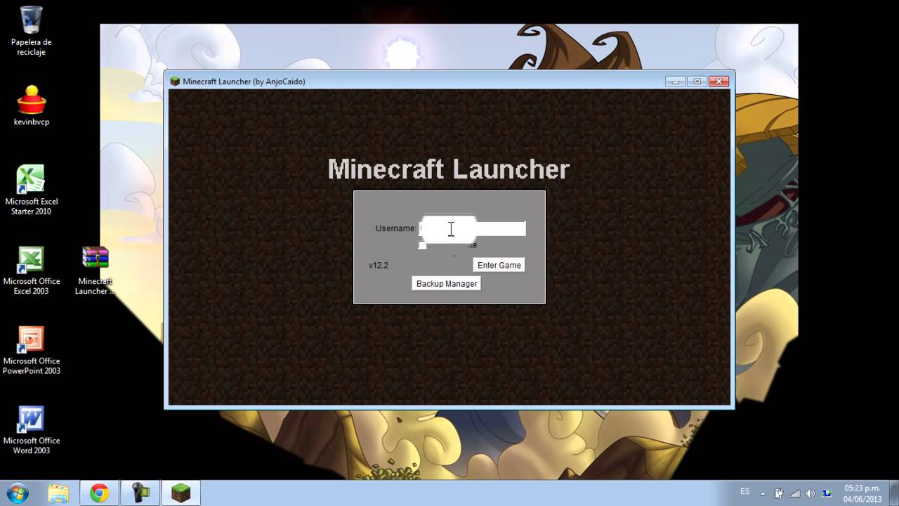 Minecraft Launcher By:anjocaido - YouTube