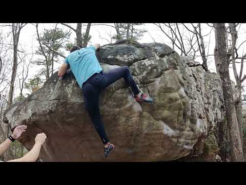 Beta Video for climb Choctaw Sundial v8, Rocktown