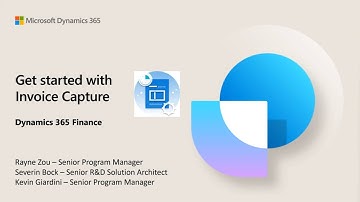 Get started with Invoice Capture for Dynamics 365 Finance - TechTalk