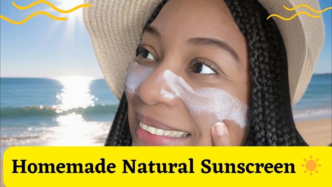 Homemade natural sunscreen ☀️ simple, gentle and toxin-free