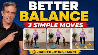 Seniors: Three Best Research-Backed Balance Exercises for Older Adults!