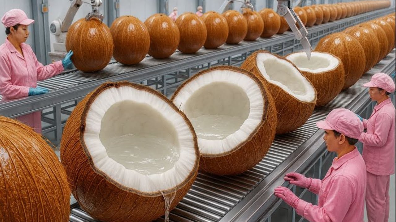 Unbelievable Automation: The Revolutionary Tech Inside a Modern Coconut ...
