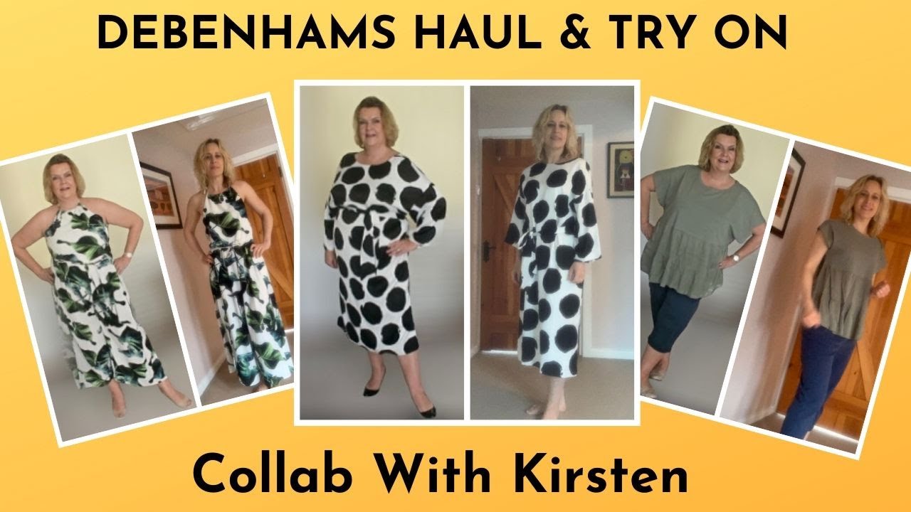 Debenhams Haul & Try On Collab - Over 50 Fashion