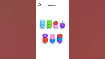 Hoop Stack Level 306 | Puzzle Game  | Complete Level