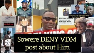 In Present Of Marshal Sowere Reply Vdm Again Deny Vdm Post About Him...i Didnt Say He Met Igp Lol