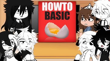 Fundamental Paper Education React To HowToBasic | Fpe | how to basic | Gacha Club
