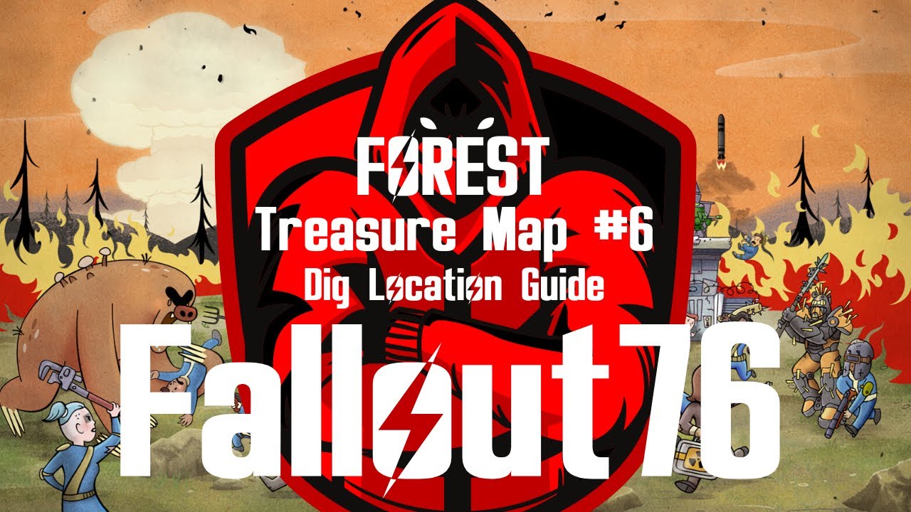 Fallout 76 - FOREST Treasure Map #6 EASY Dig Location Guide