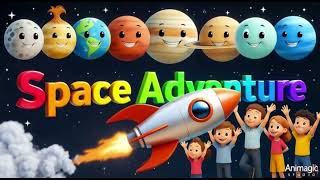Space Adventure Mashup Fun Space Learning Songs For Kids Animagic Studio