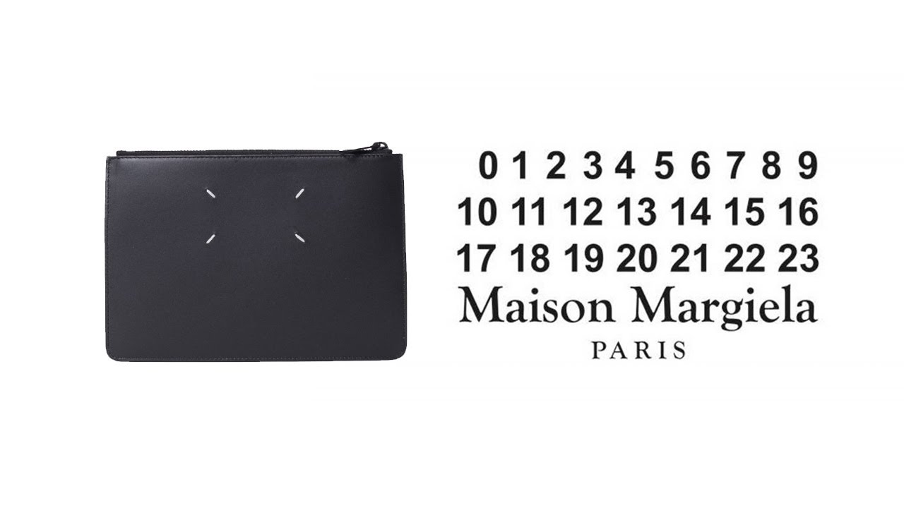 Maison Margiela メゾンマルジェラ グレインカーフレザーポーチ/レザー小物/21秋冬新作