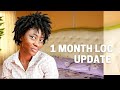 1 MONTH LOC UPDATE // RETWISTING, COMBINING LOCS, LESSONS LEARNED, DO I STILL LOVE MY LOCS?