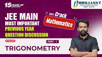 JEE Main Mathematics PYQs | Trigonometry | JEE Main Maths Previous Years Questions 2022-2024 Part-1