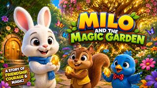Milo and the Magic Garden 🐰✨ | A Magical Friendship Adventure | Kids Story