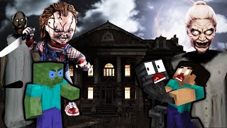 CHUCKY AND GRANNY EPISODE 1 | Monster School | Minecraft Animation