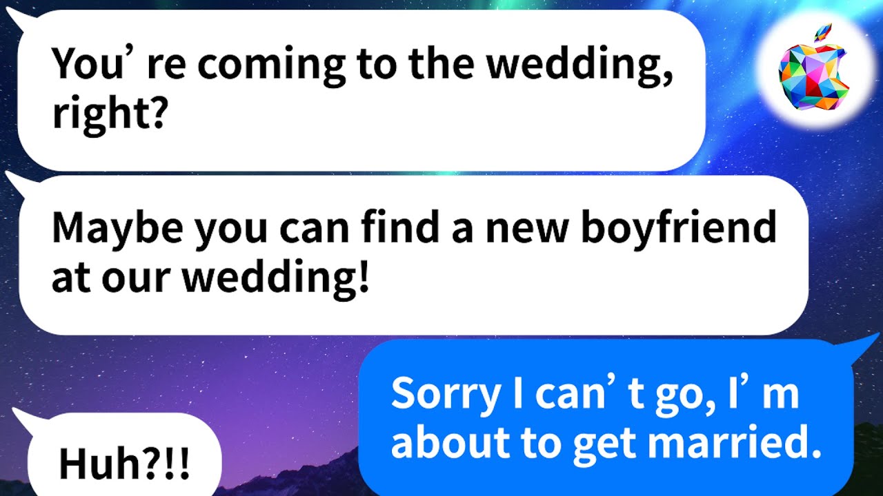 【Apple】My ex's new fiancé messages me to gloat about their wedding but I've got a wedding of my own