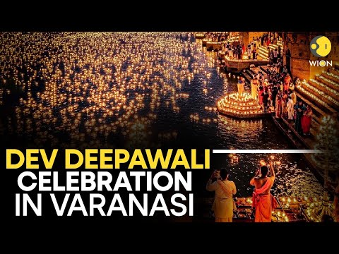 LIVE Varanasi Illuminates With Thousands Of Diya Fireworks On Dev Deepawali WION LIVE Varanasi Illuminates With Thousands Of Diya Fireworks On Dev Deepawali WION