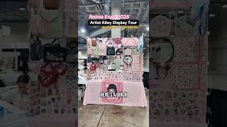 Anime Expo 2025 Artist Alley booth tour 👀 #animeexpo #artistalley #animecons