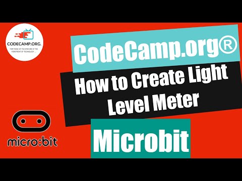 How to create Light Level Meter in Microbit