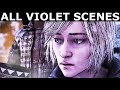 All Violet Scenes - The Walking Dead Final Season 4 Episode 1: Done Running