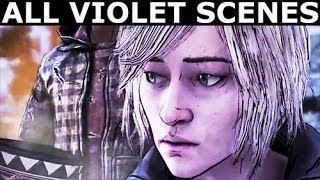 All Violet Scenes - The Walking Dead Final Season 4 Episode 1: Done Running screenshot 5