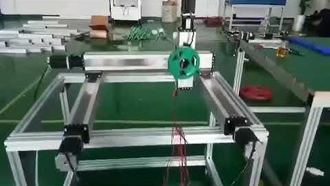 Function Test - XYZ Stage Gantry Robot Linear Motion Manufacturer #factory #cnc #electricactuator