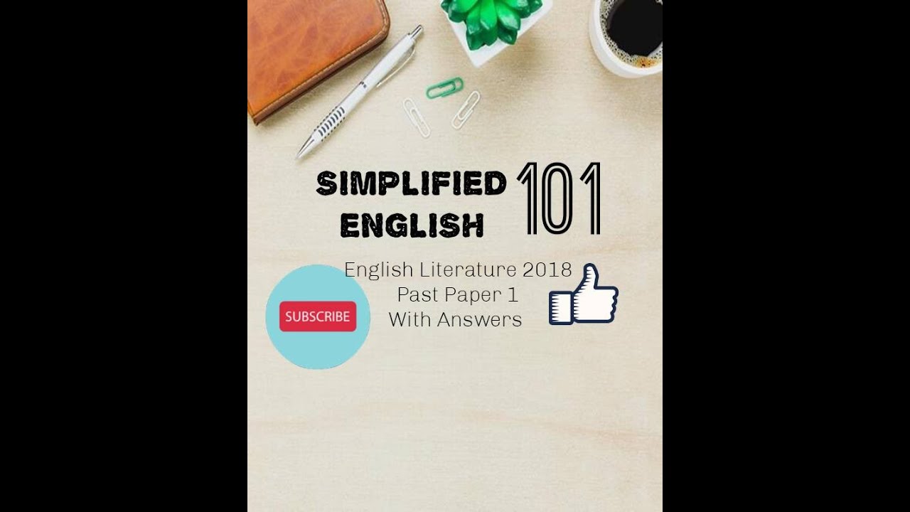 Csec English B 2018 Paper 1 With Answers - Part 2