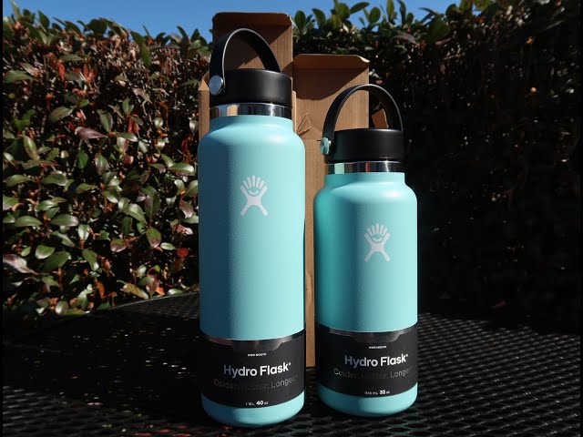 40 vs 32 OZ HYDRO FLASK  UNBOXING AND COMPARISON 