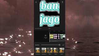Tutorial ampun bang jago di apk capcut❤