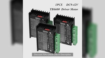 Stepper Motor Driver TB6600 Upgrade Nema 23 Nema17 4A DC9-42V For NEMA23 Motor CNC Router Controller