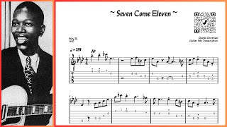 Charlie Christian Seven Come Eleven Guitar Solo Transcription