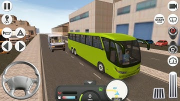 Coach Bus Simulator - #23 New Map Driving | Bus Games for Fun - Android IOS GamePlay FHD
