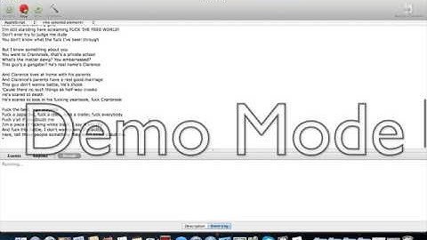 8 Mile Rap AppleScript Coding, By Brett